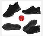 Steel-Toe Flyknit Anti-Smash Safety Shoes