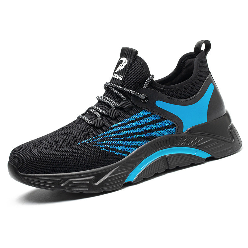 Summer Breathable Steel-Toe Anti-Smash Safety Shoes