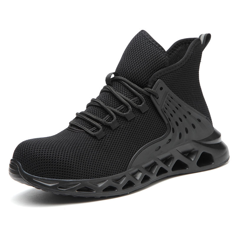 All-Season Steel-Toe Anti-Smash & Anti-Stab Work Safety Shoes