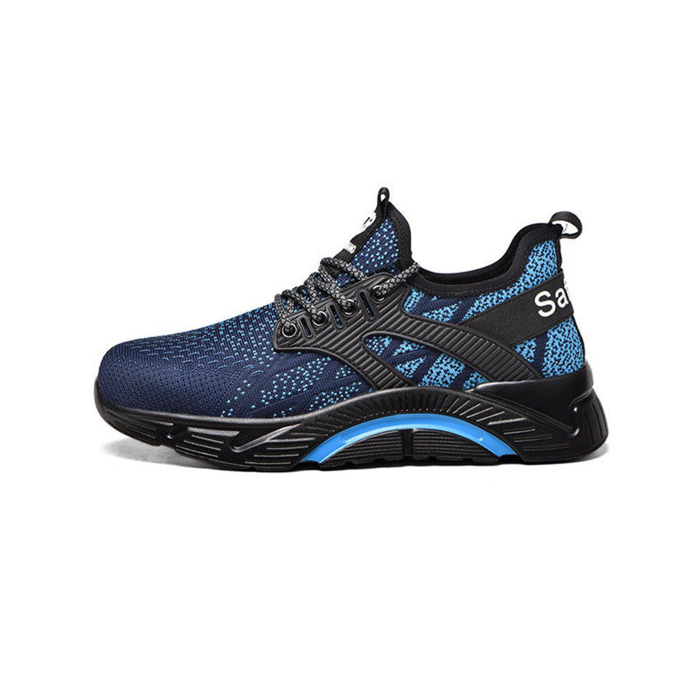 Summer Breathable Steel-Toe Lightweight Safety Shoes (Anti-Smash & Anti-Stab)