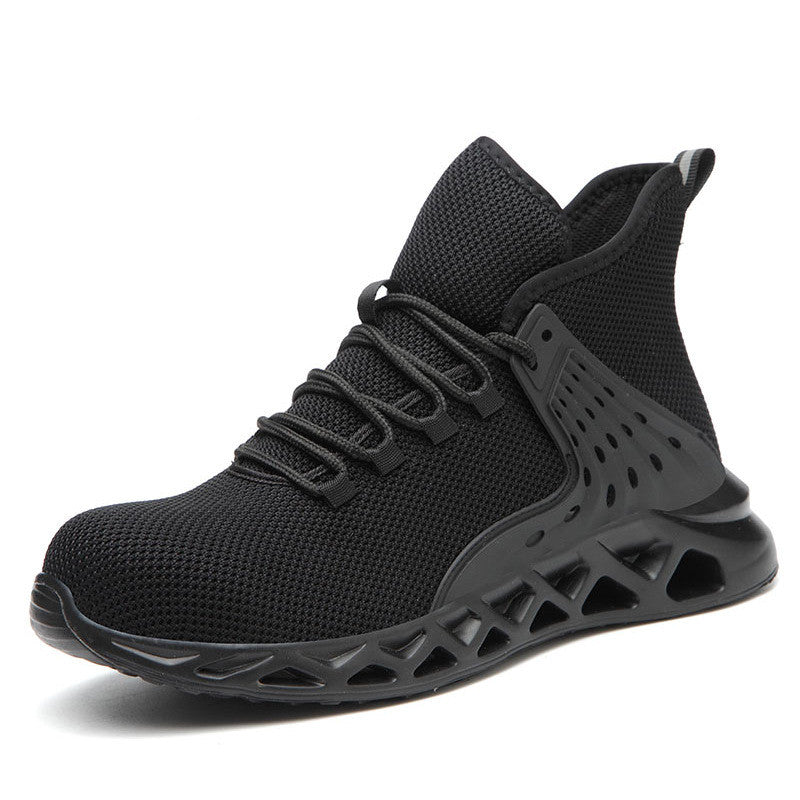 All-Season Steel-Toe Anti-Smash & Anti-Stab Work Safety Shoes