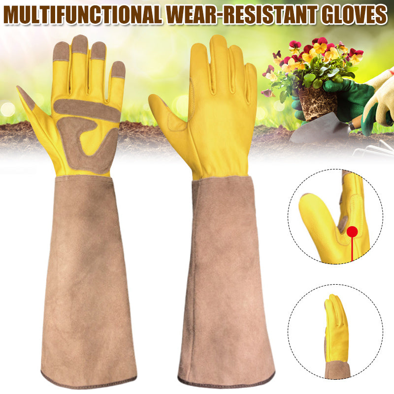 Cowhide Wear-Resistant Anti-Stab Safety Gloves