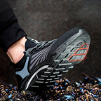 Summer Breathable Steel-Toe Anti-Smash Safety Shoes