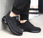 Steel-Toe Flyknit Anti-Smash Safety Shoes