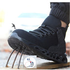 All-Season Steel-Toe Anti-Smash & Anti-Stab Work Safety Shoes