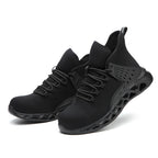 All-Season Steel-Toe Anti-Smash & Anti-Stab Work Safety Shoes