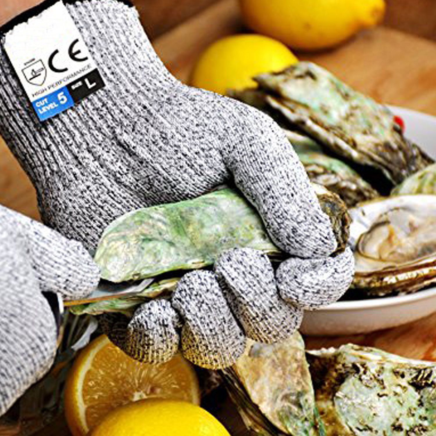 Cut-Resistant Kitchen Safety Gloves