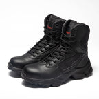 High-Top Breathable Steel-Toe Tactical Safety Shoes (Anti-Smash & Anti-Stab)
