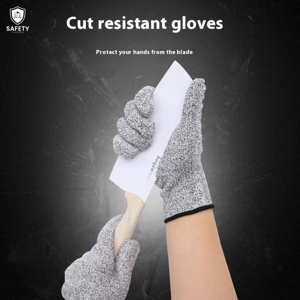 Spandex Cut-Resistant Work Gloves