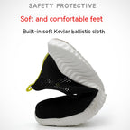 Men’s Breathable Steel-Toe Lightweight Work Shoes