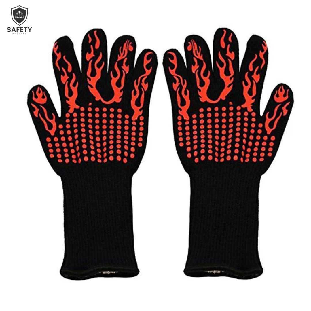 Flame-Retardant Cut-Resistant Heat-Resistant Gloves
