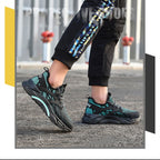 Summer Breathable Steel-Toe Lightweight Safety Shoes (Anti-Smash & Anti-Stab)