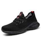 Men’s Breathable Steel-Toe Lightweight Work Shoes