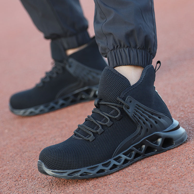 All-Season Steel-Toe Anti-Smash & Anti-Stab Work Safety Shoes