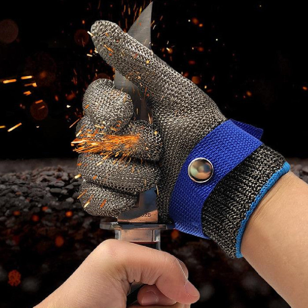 Grade 5 Stainless Steel Cut-Resistant Gloves