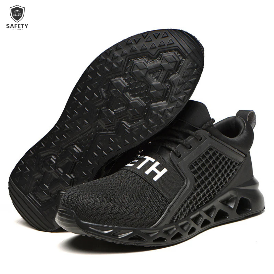 Fly-Woven Breathable Anti-Smash Safety Shoes