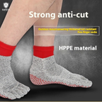 Cut-Resistant Non-Slip Outdoor Toe Socks