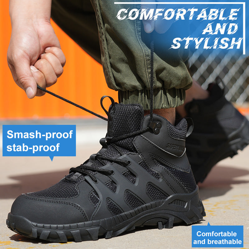 Men’s Wear-Resistant Anti-Stab Safety Boots