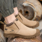 Slip-On Steel-Toe Anti-Stab Safety Shoes