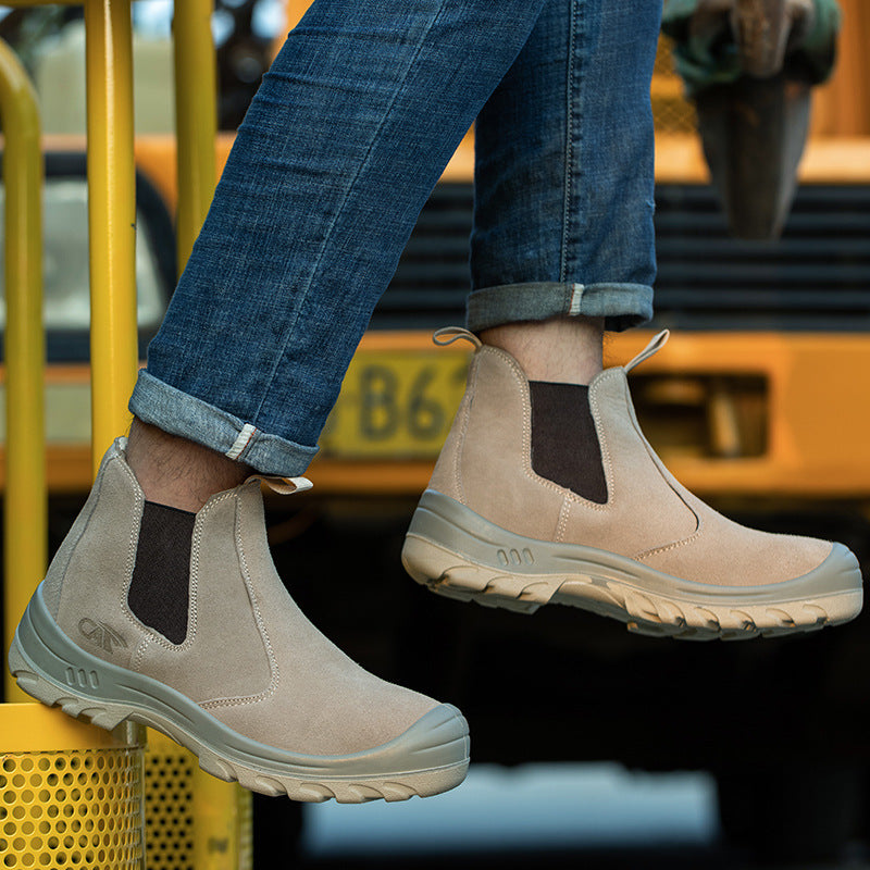Electric Welding Anti-Smash High-Top Safety Shoes