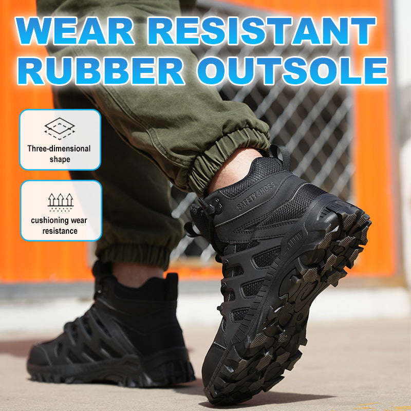 Men’s Wear-Resistant Anti-Stab Safety Boots