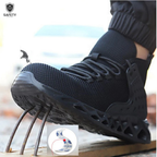 All-Season Steel-Toe Anti-Smash & Anti-Stab Work Safety Shoes