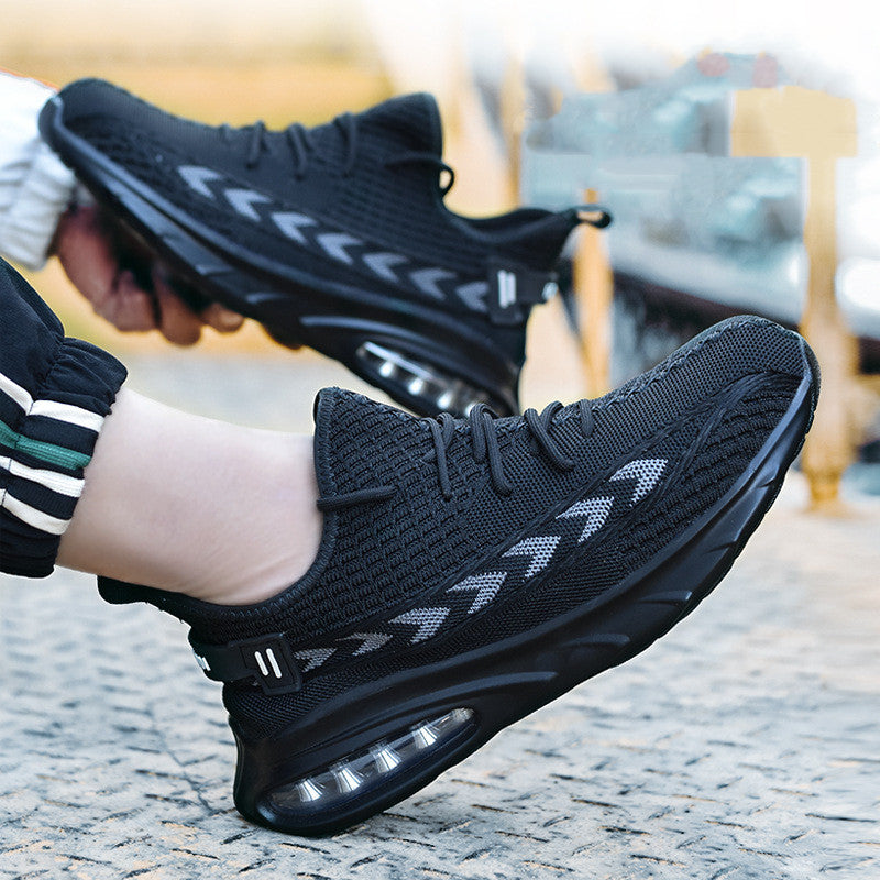 Flying-Woven Air Cushion Anti-Stab Safety Shoes