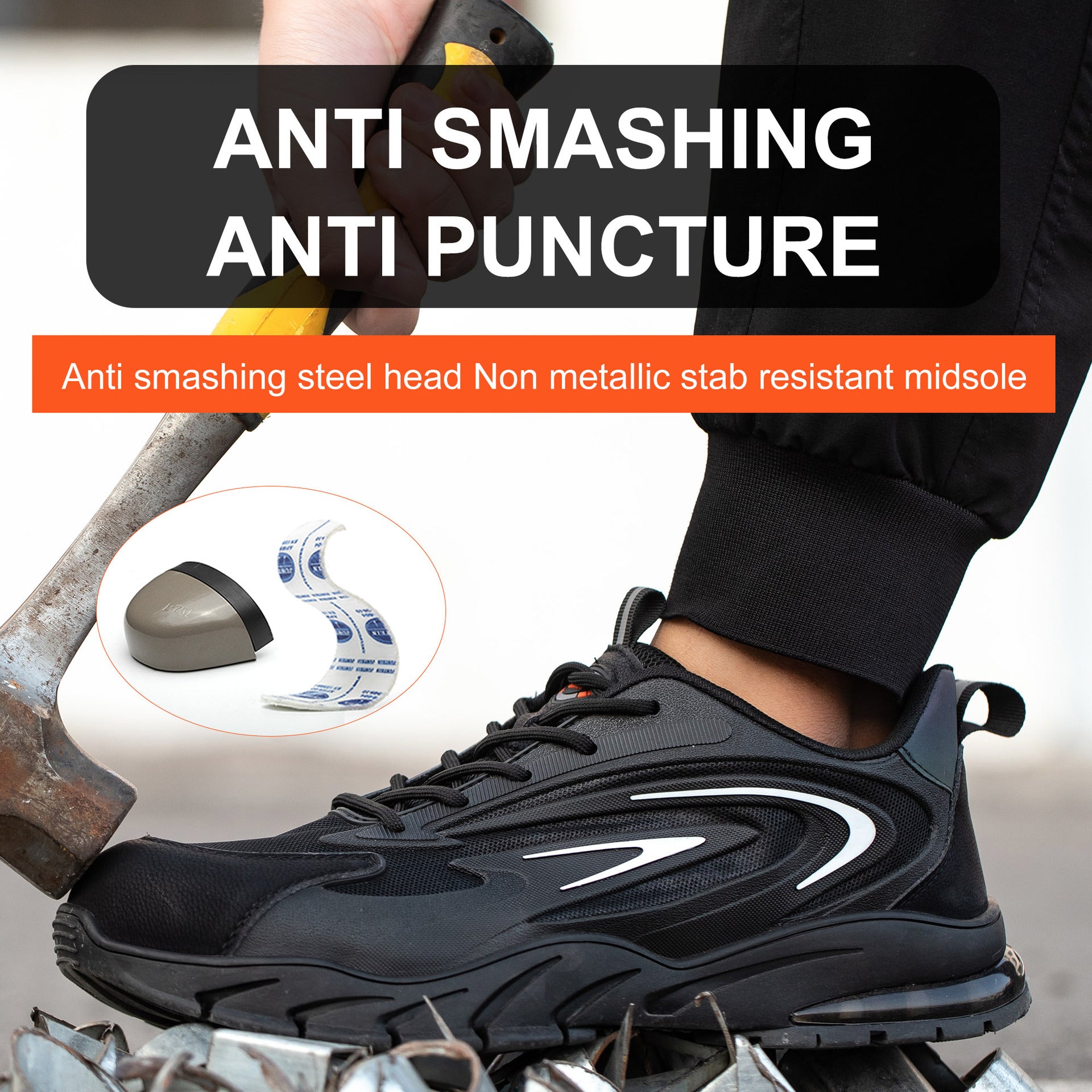 Men’s Anti-Stab Breathable Safety Shoes