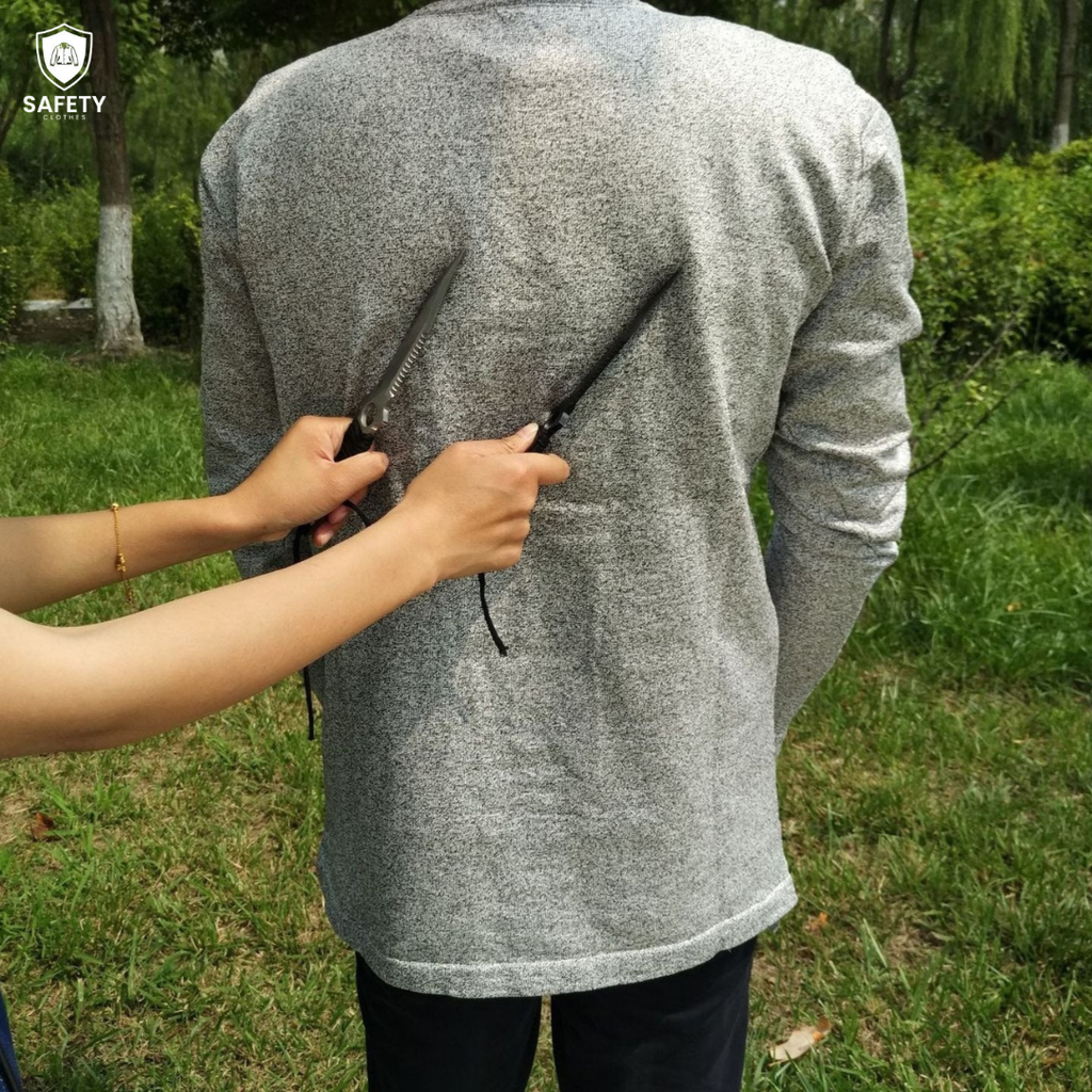 Wear-Resistant Cut-Resistant Work Shirt