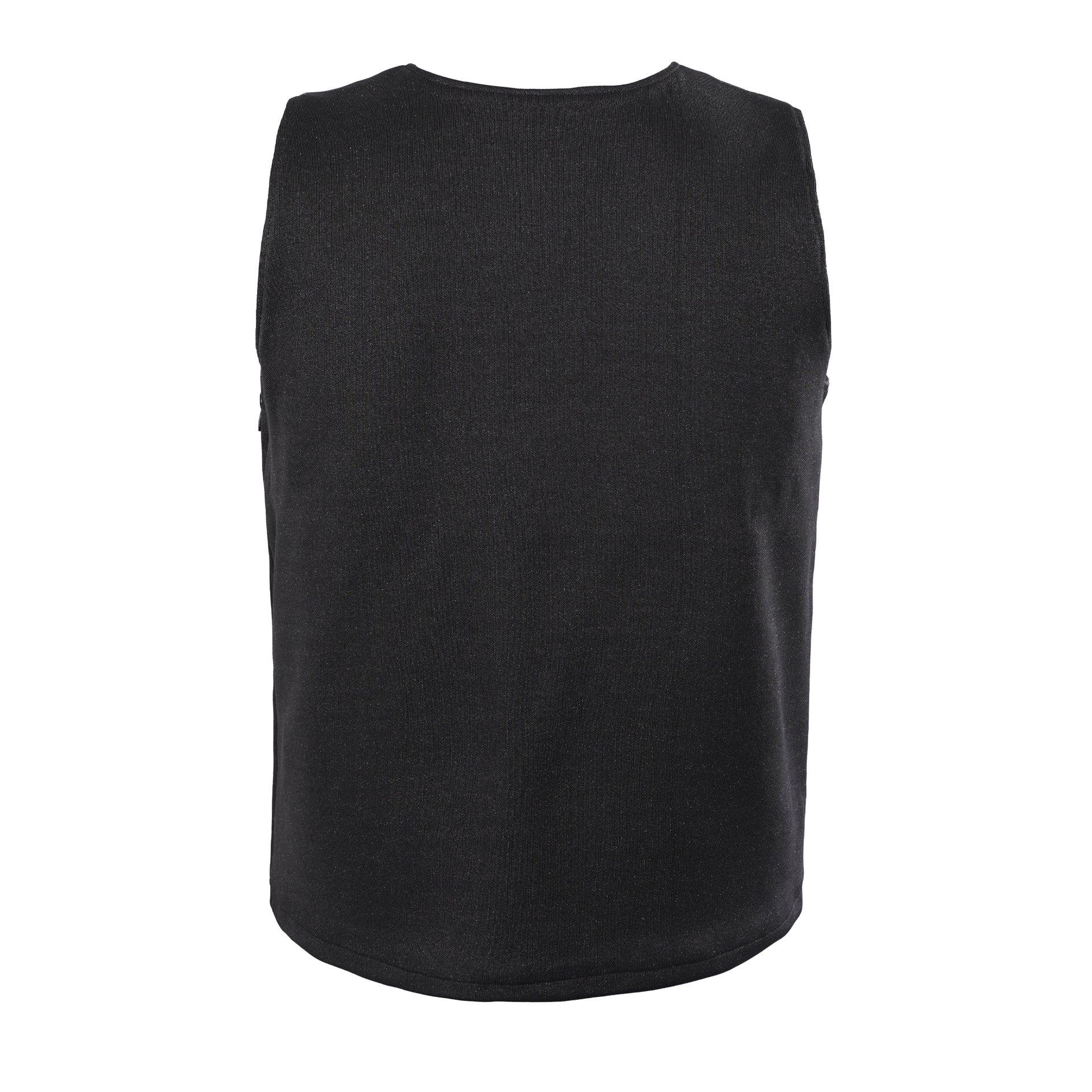 Black Double-Layer Cut & Stab-Resistant Vest