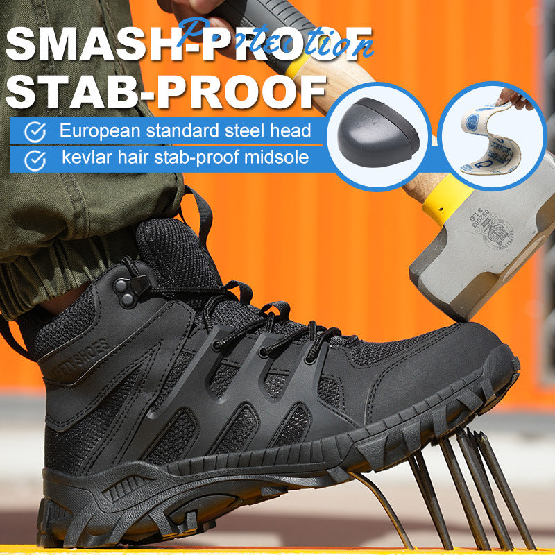 Men’s Wear-Resistant Anti-Stab Safety Boots