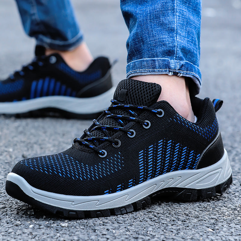 Breathable Flyknit Anti-Static Safety Shoes (Anti-Smash & Anti-Stab)