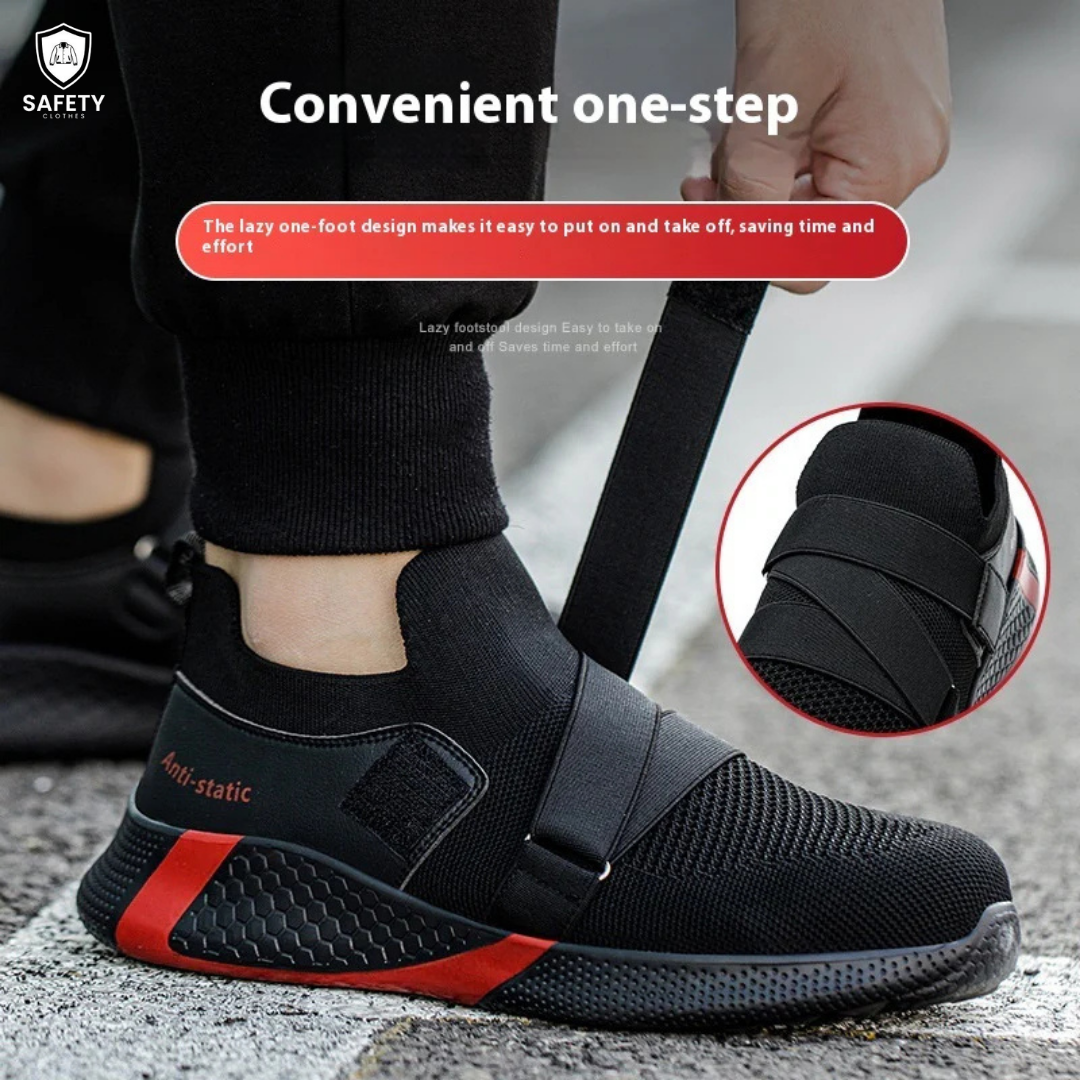 Anti-Static Stab-Resistant Lightweight Work Shoes