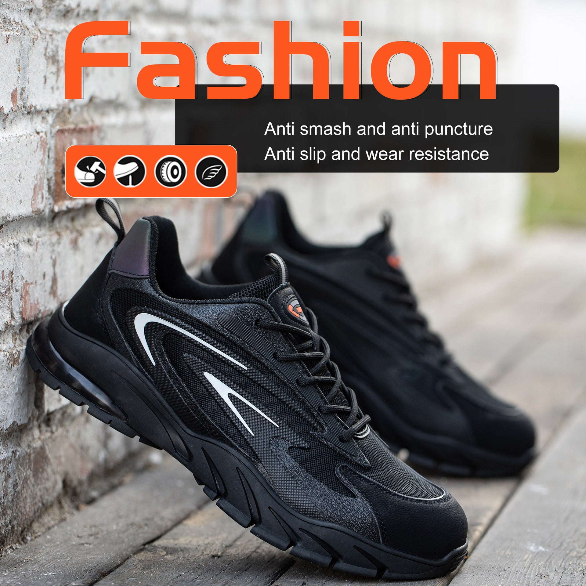 Men’s Anti-Stab Breathable Safety Shoes