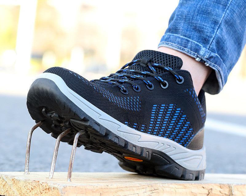 Breathable Flyknit Anti-Static Safety Shoes (Anti-Smash & Anti-Stab)