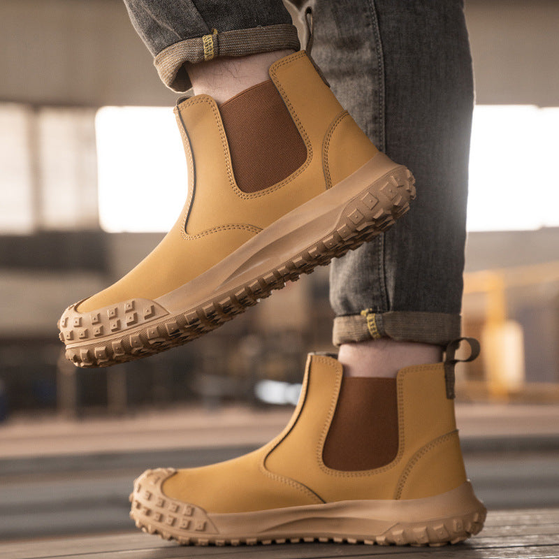 Plus Size Steel-Toe Anti-Smash & Anti-Stab Safety Shoes