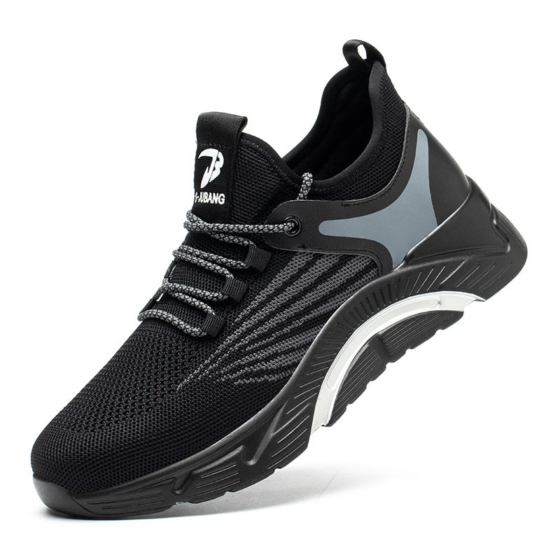 Summer Breathable Steel-Toe Anti-Smash Safety Shoes
