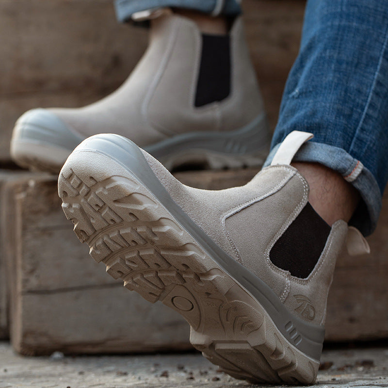 Electric Welding Anti-Smash High-Top Safety Shoes