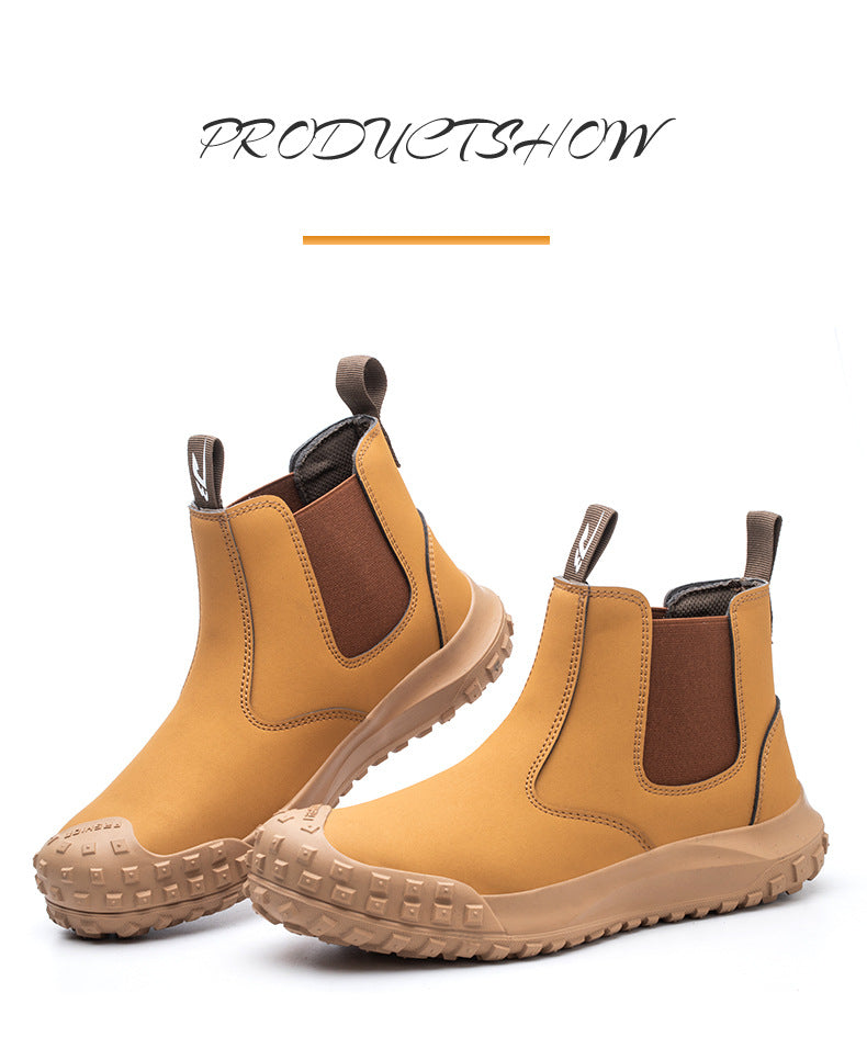 Plus Size Steel-Toe Anti-Smash & Anti-Stab Safety Shoes