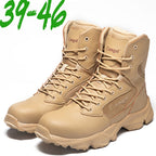 High-Top Breathable Steel-Toe Tactical Safety Shoes (Anti-Smash & Anti-Stab)