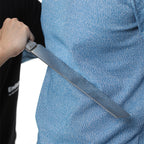Men's Blue Round Neck Protective Shirt