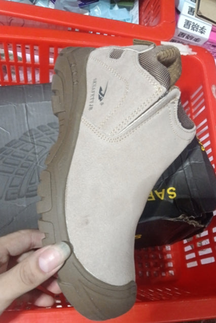 Slip-On Steel-Toe Anti-Stab Safety Shoes