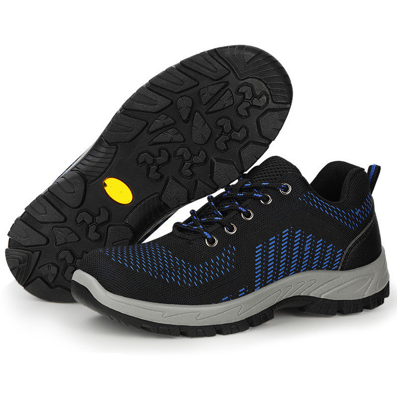Breathable Flyknit Anti-Static Safety Shoes (Anti-Smash & Anti-Stab)