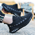 Flying-Woven Air Cushion Anti-Stab Safety Shoes
