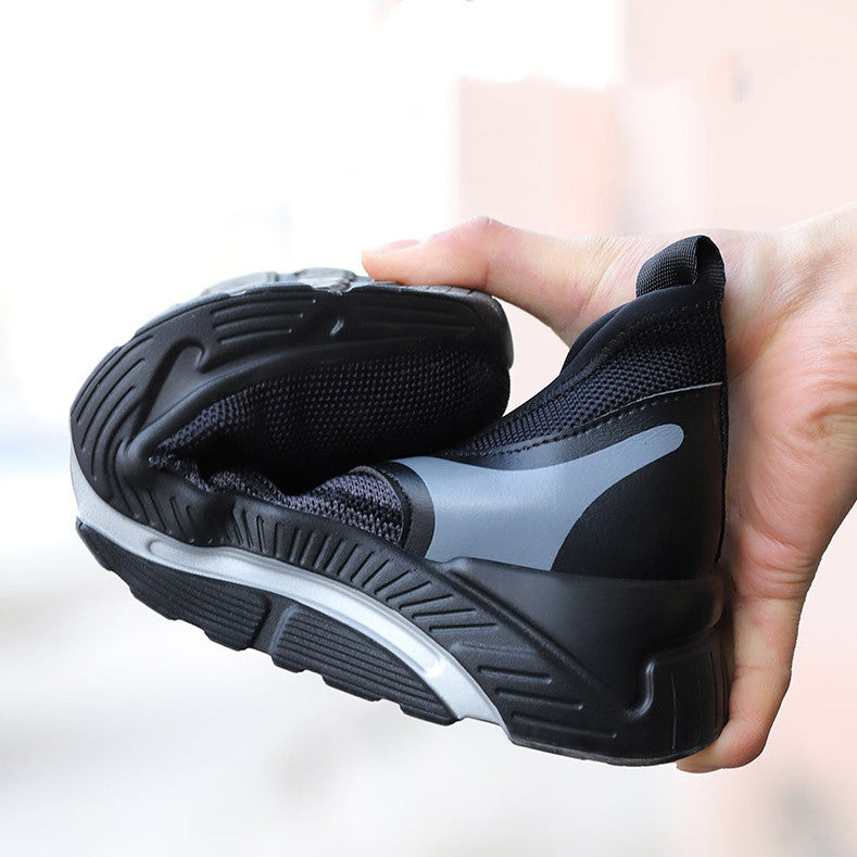 Summer Breathable Steel-Toe Anti-Smash Safety Shoes